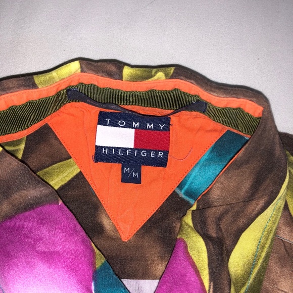 Vintage Tommy Hilfiger Military Button Up - Picture 2 of 4